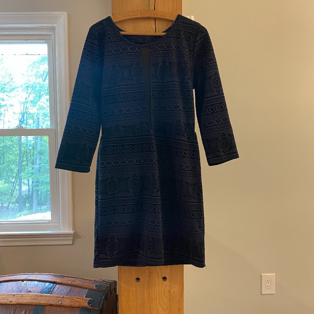 Derek Heart formal black and midnight blue dress